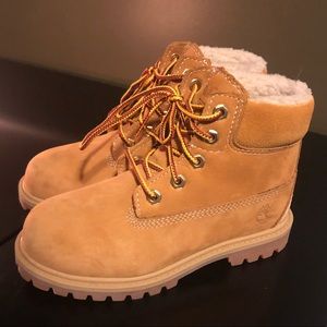 Youth size 12 Timberlands
